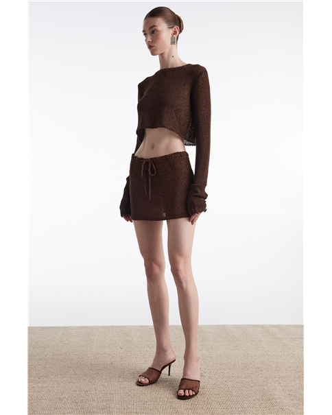 Nadia Rapti - Voyage Knitted Mini Skirt