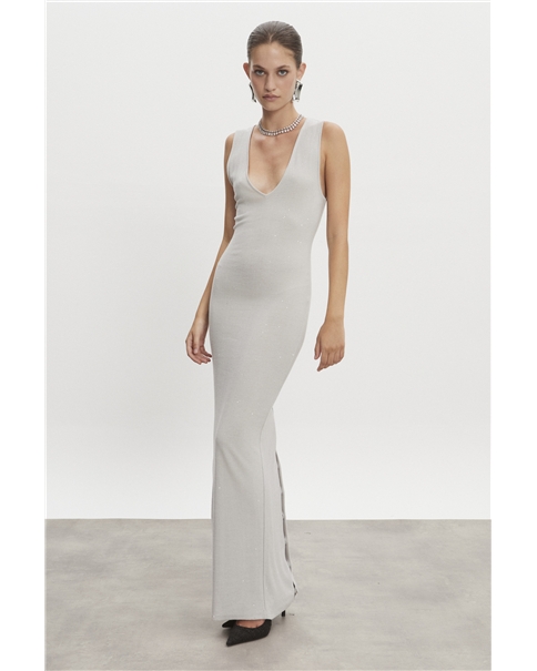 Nadia Rapti - Magnetic Knitted Maxi Dress