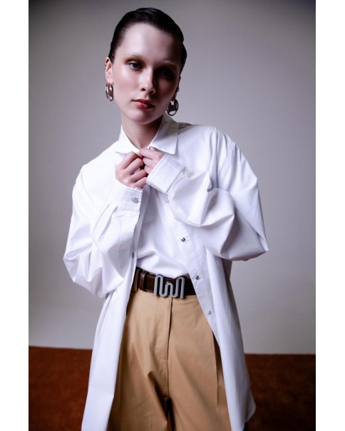 Milkwhite - Oversized Unisex Shirt