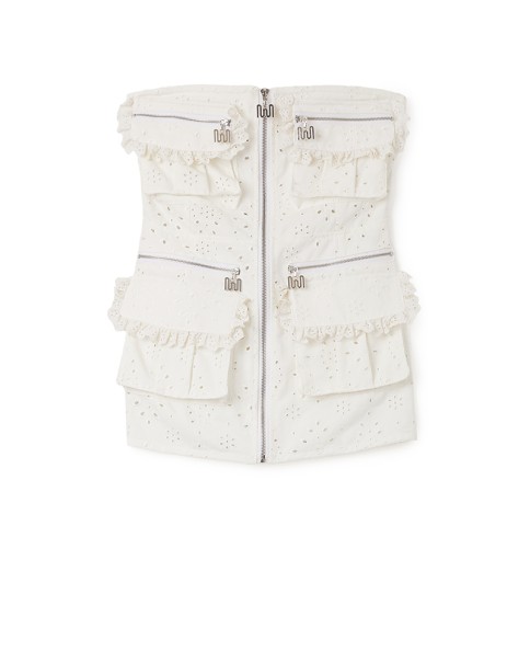 Mikwhite -  Mini Denim Dress