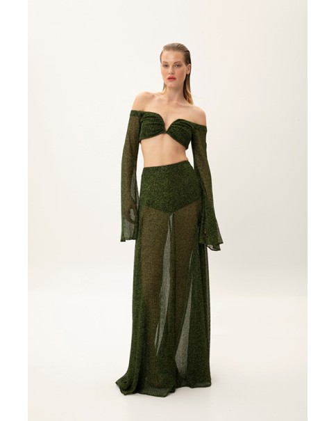 Watermelon Maxi Skirt