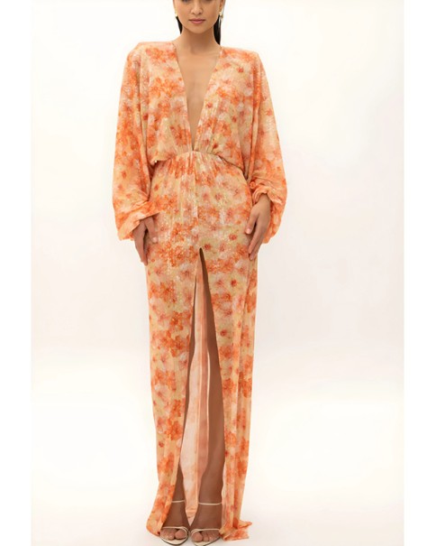 Sunset Blossom Maxi Dress Sunset Blossom Maxi Dress