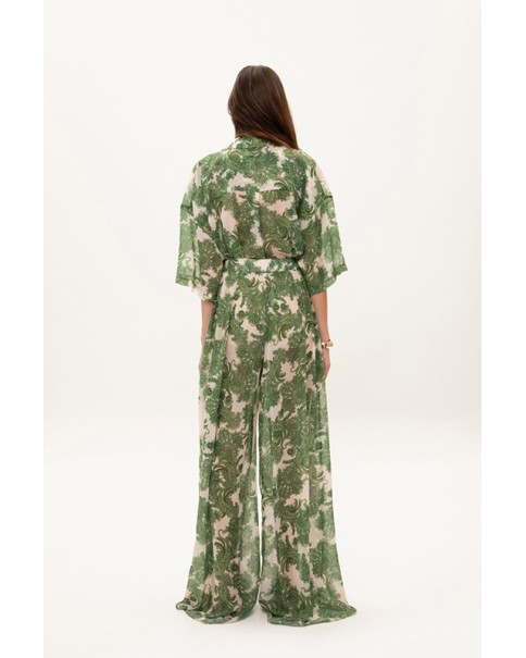 Green Oasis Harem Pants