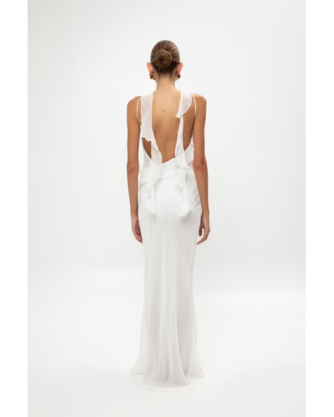 White  Dress With Straps