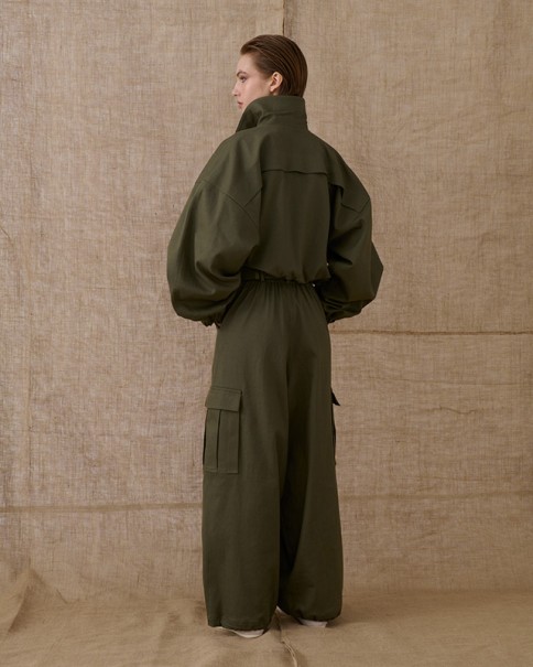 Vassia Kostara - Khaki Cargo Pants