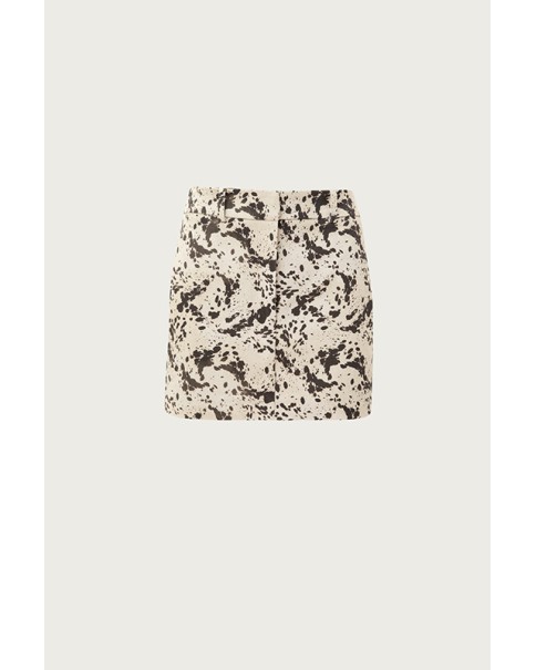 Mini Skirt With Animal Print