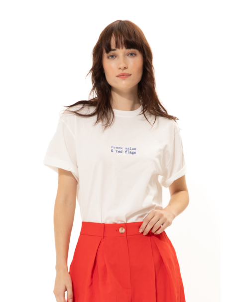 Vassia Kostara - Greek Salad & Red Flags T-Shirt