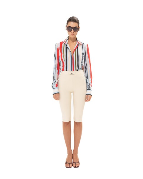 Vassia Kostara - Striped Slim-Fit Shirt