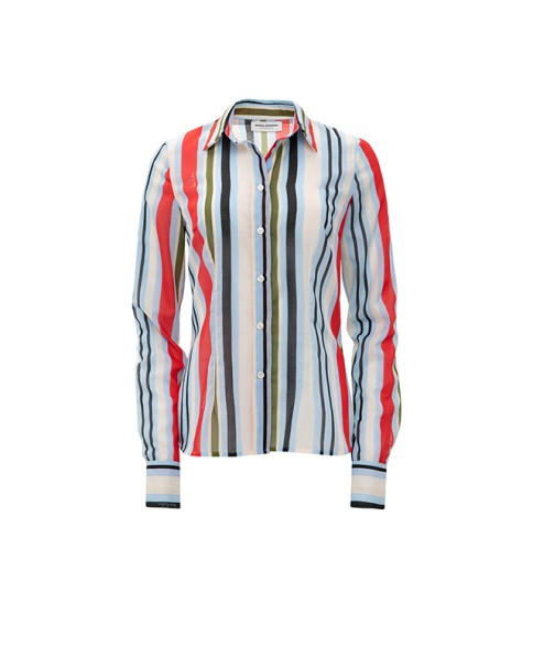 Vassia Kostara - Striped Slim-Fit Shirt