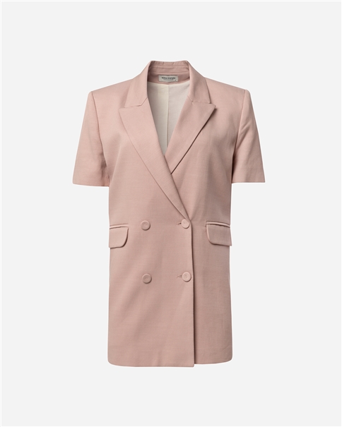 Vassia Kostara - Blush Short-Sleeve Blazer
