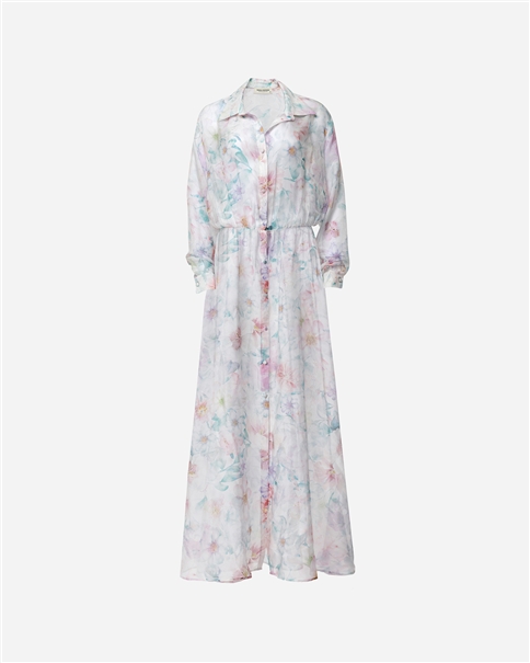 Vassia Kostara - Floral Chemisier Maxi Dress