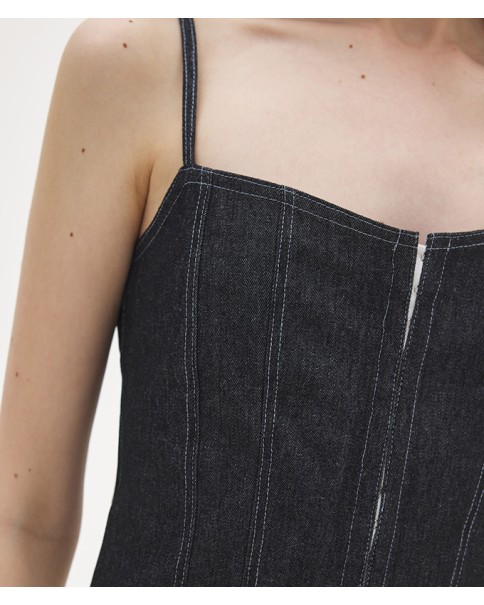 SunSetGo - Bianca Denim Top