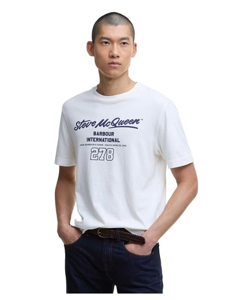Barbour International - Colman Steve Mcqueen Graphic T-shirt