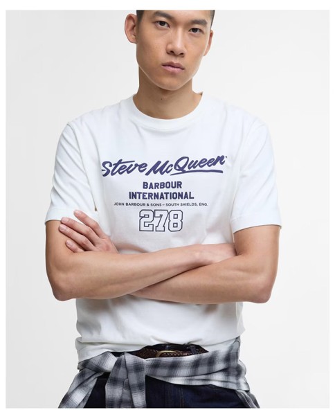 Barbour International - Colman Steve Mcqueen Graphic T-shirt