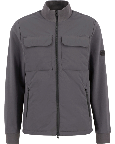 B.Intl. - ETHAN FUNNEL NECK QUILTED SWEAT