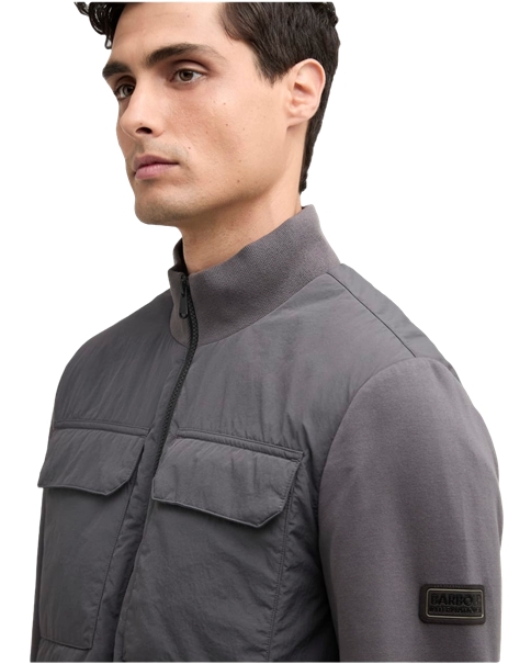 B.Intl. - ETHAN FUNNEL NECK QUILTED SWEAT