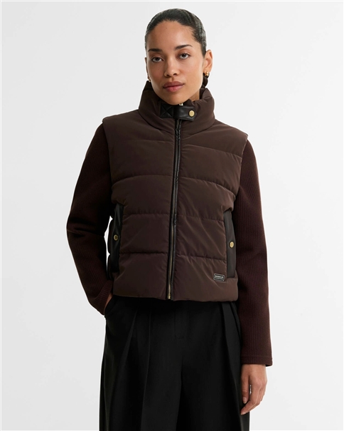 B. Intl. - Balaton Faux Velvet Quilted Sweat