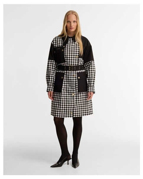 B. Intl. - Gea Check Showerproof Jacket