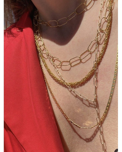 Hermina Athens - Oval Statement Chain