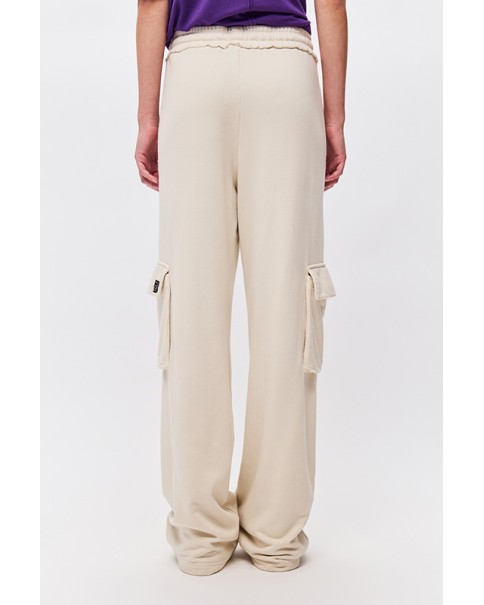 STRAIGHT LEG CARGO SWEATPANTS