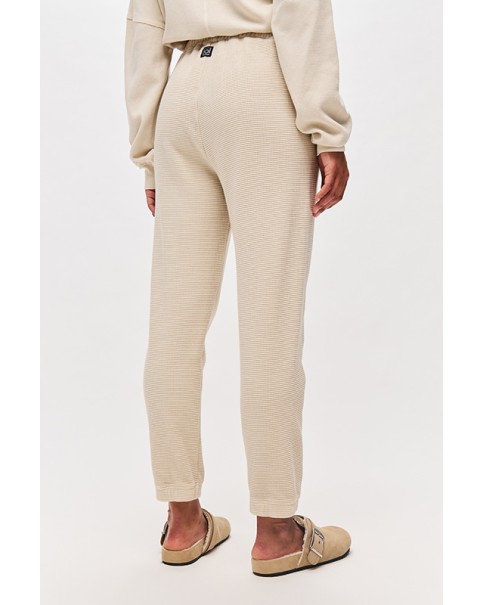 WAFFLE CUFFED SWEATPANTS