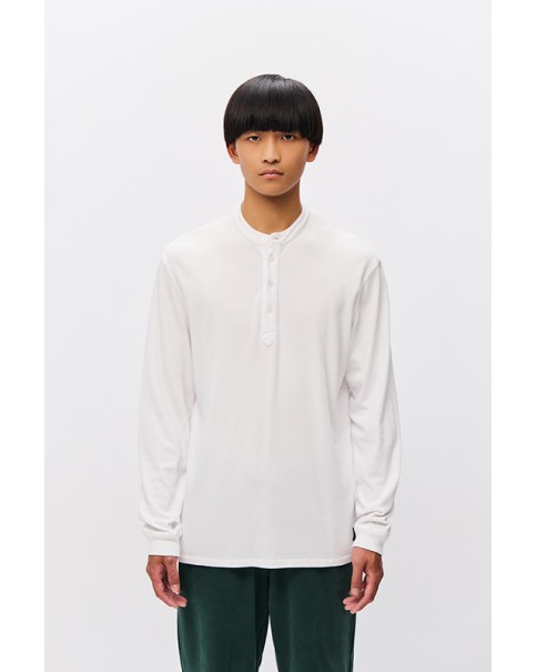 LONGSLEEVE WITH BUTTON PLACKET
