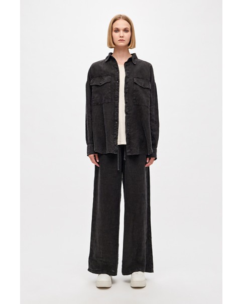 Oversized Linen Shirt