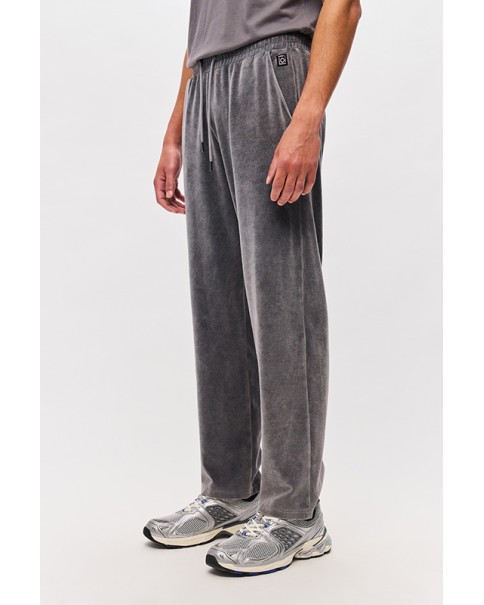 RELAXED VELVET SWEATPANTS
