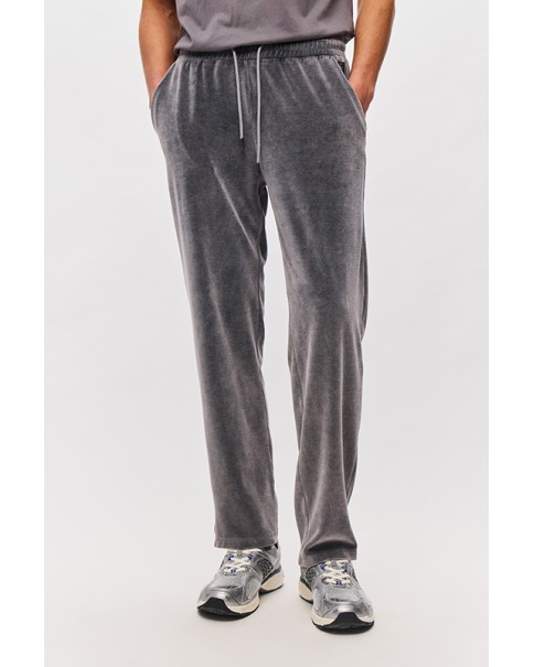 RELAXED VELVET SWEATPANTS