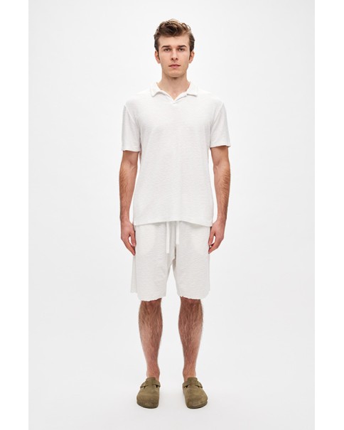 Terry Towel Regular Fit Polo Tee Terry Towel Regular Fit Polo Tee