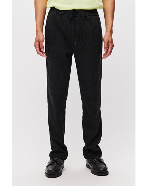 TAPERED TWILL TROUSERS