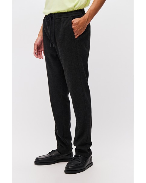 TAPERED TWILL TROUSERS