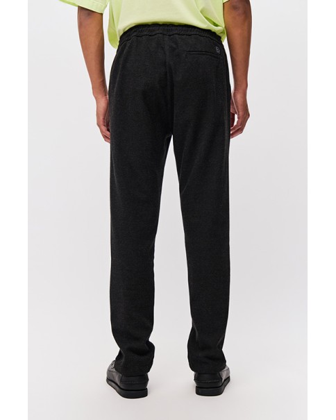 TAPERED TWILL TROUSERS
