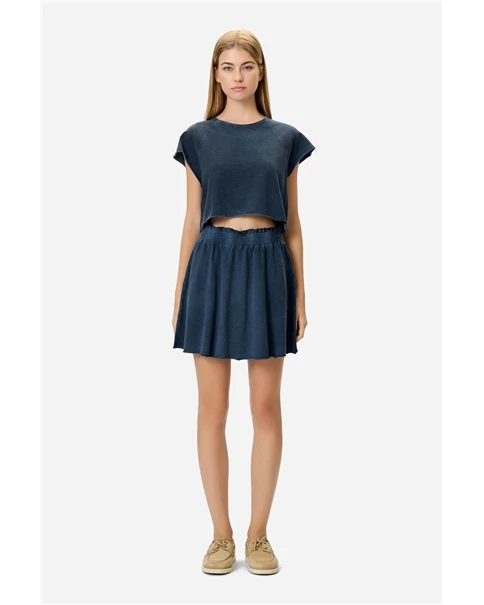 Dirty Laundry - Mini Skirt Raw Edges