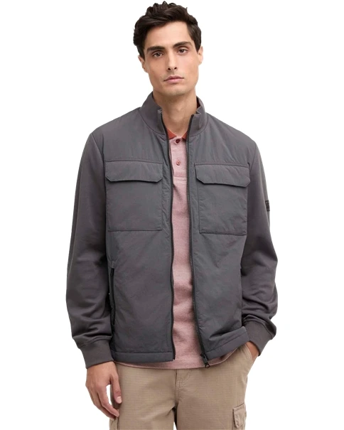 B.Intl. - ETHAN FUNNEL NECK QUILTED SWEAT